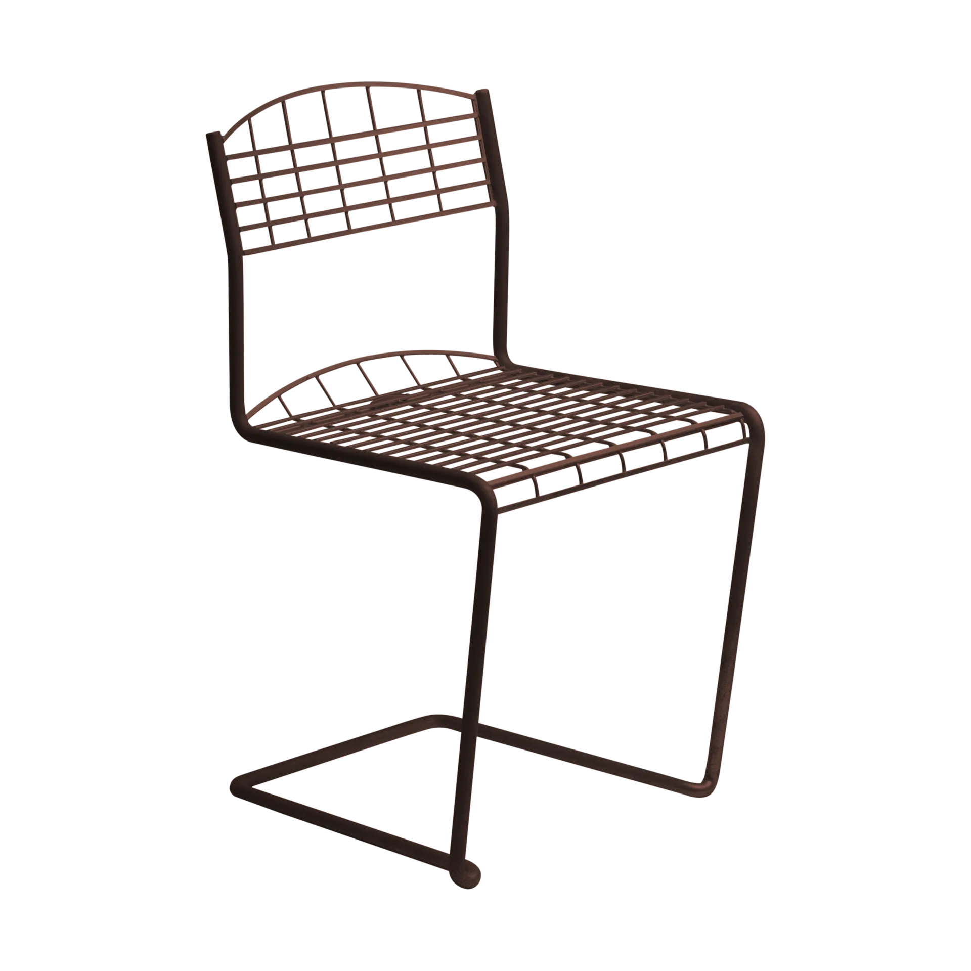 High Tech chair, Chestnut Grythyttan Stålmöbler