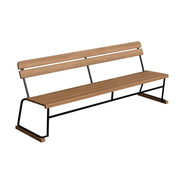 Soffa 5 sofa - Teak-black steel frame - Grythyttan Stålmöbler