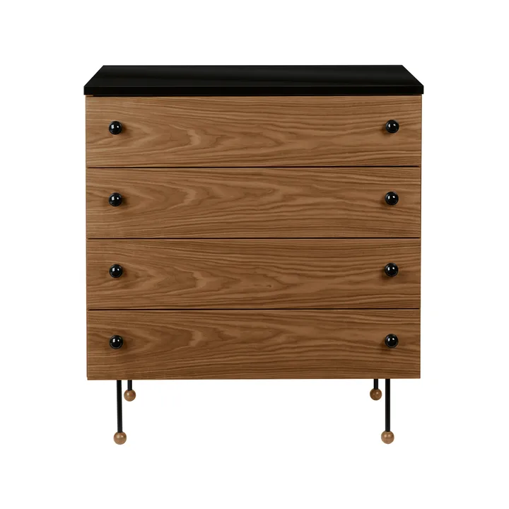 62 Dresser - American walnut, 4 drawers - GUBI