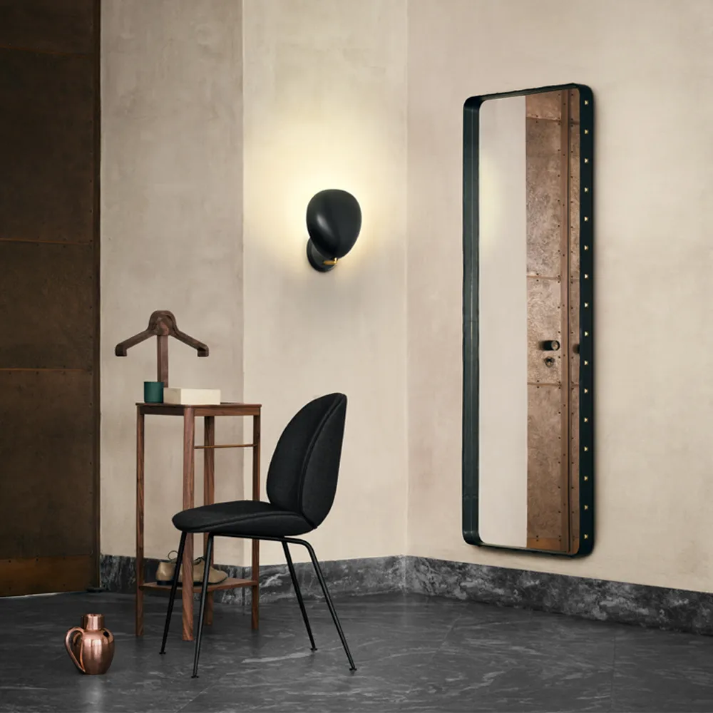 Adnet rectangular mirror, Brown, medium GUBI