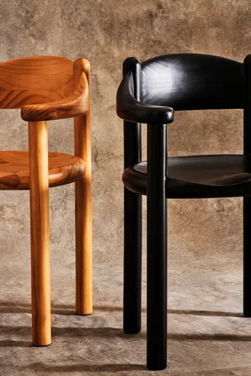 Daumiller chair with arms - Brown-black pine - GUBI