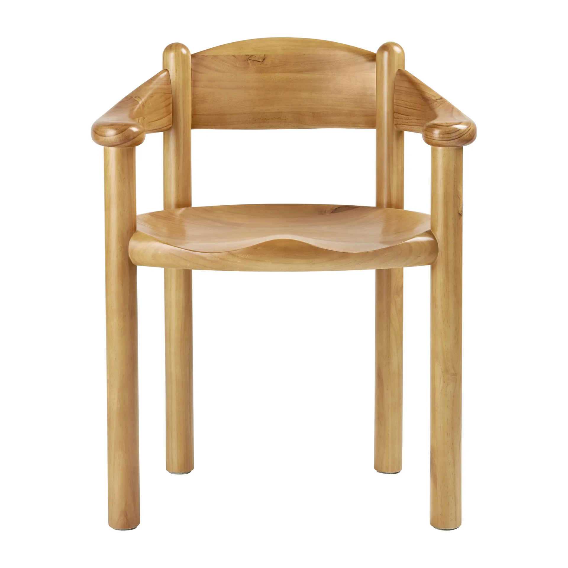 Daumiller chair with arms, Golden pine GUBI