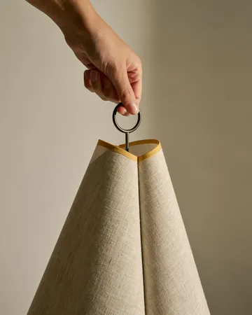 Hornbæk portable table lamp - Poppy yellow - GUBI