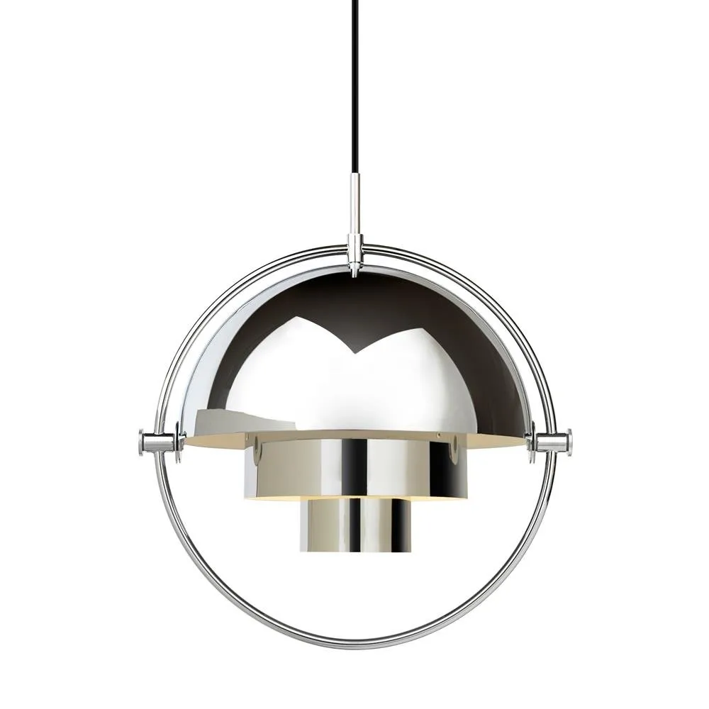 Multi-Lite ceiling lamp, chrome GUBI