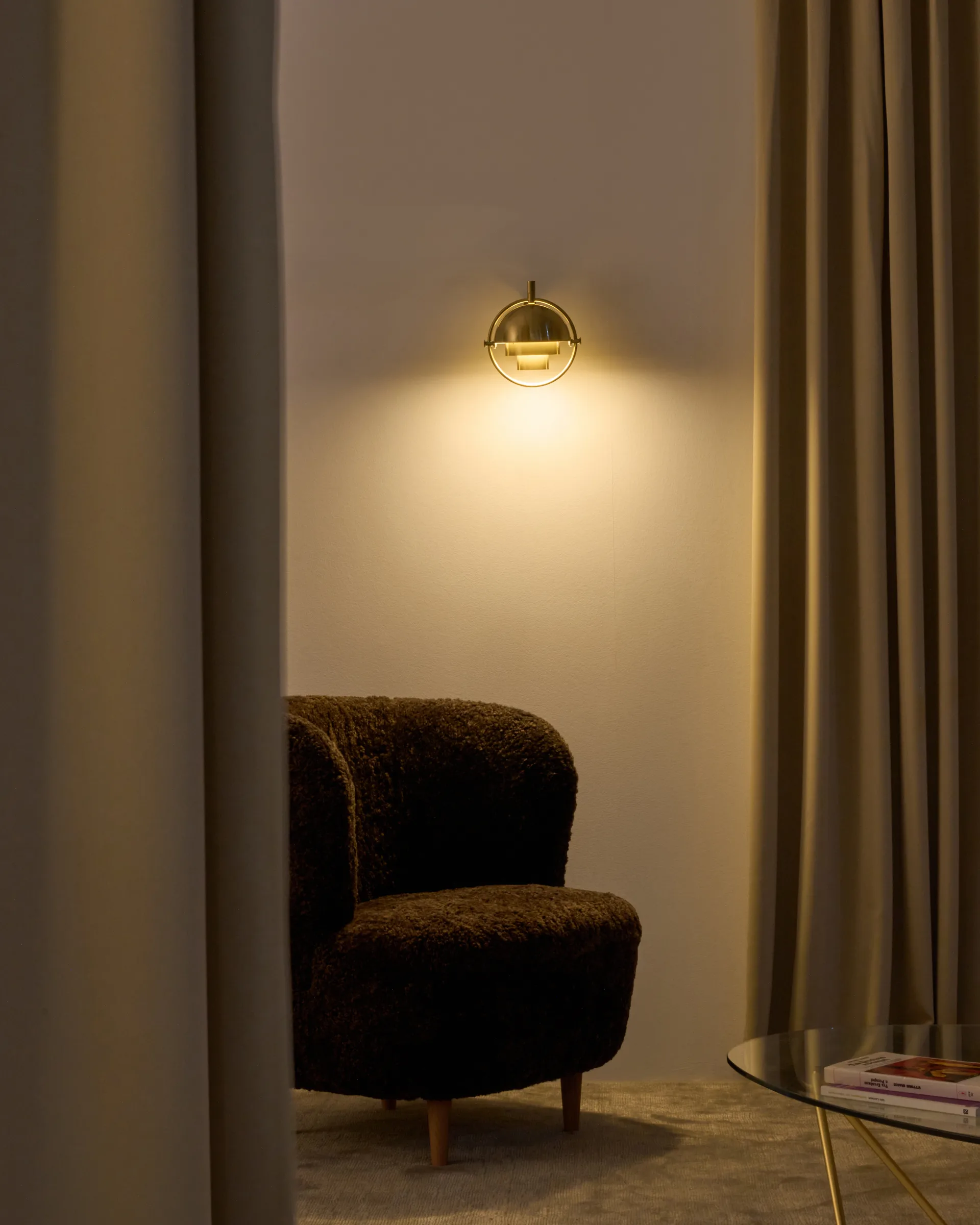 Multi-Lite wall lamp, Brass GUBI