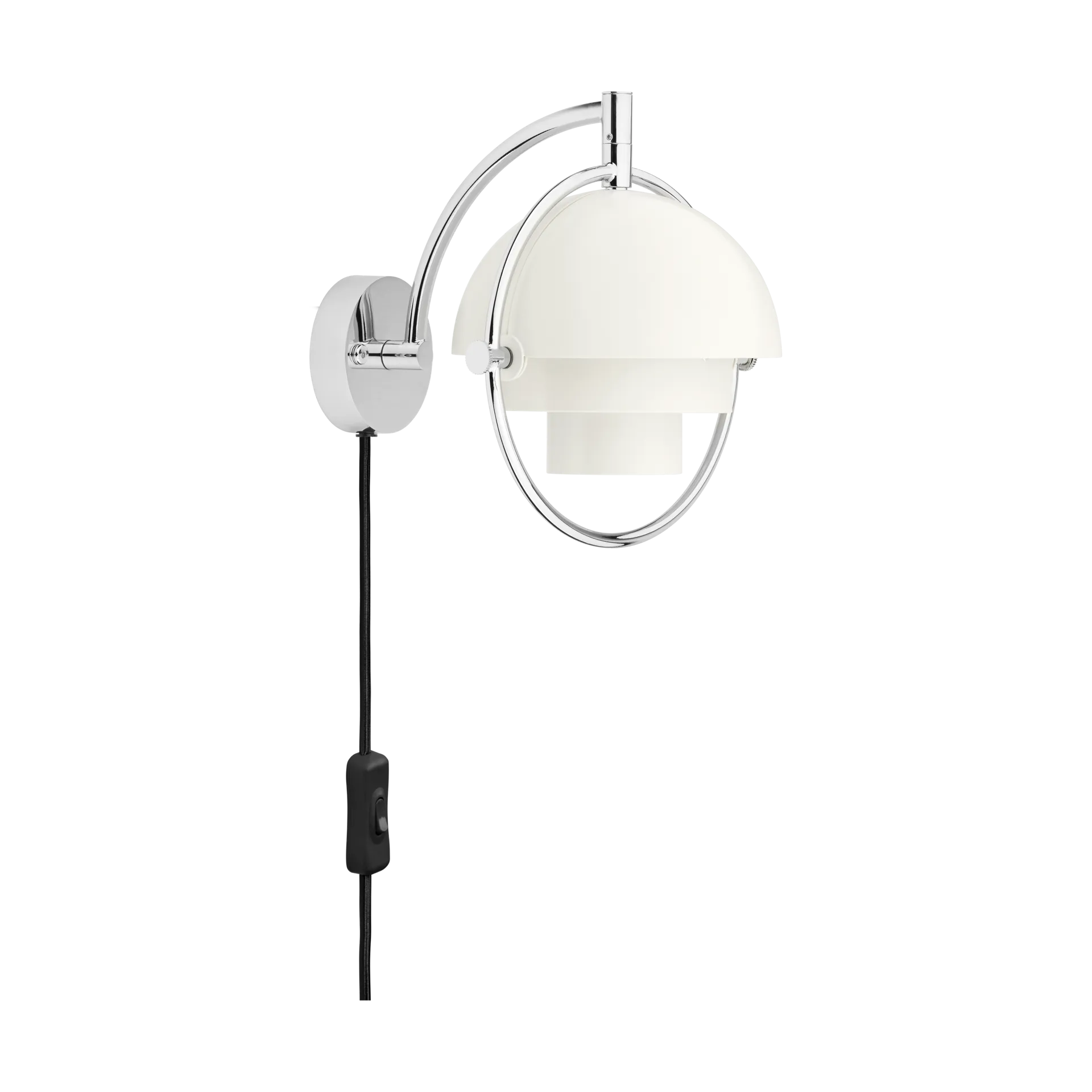 Multi-Lite wall lamp, White-chrome GUBI