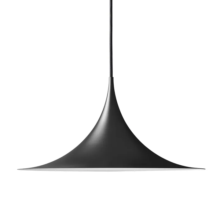 Semi pendant light Ø47 cm - Black semi matt - GUBI