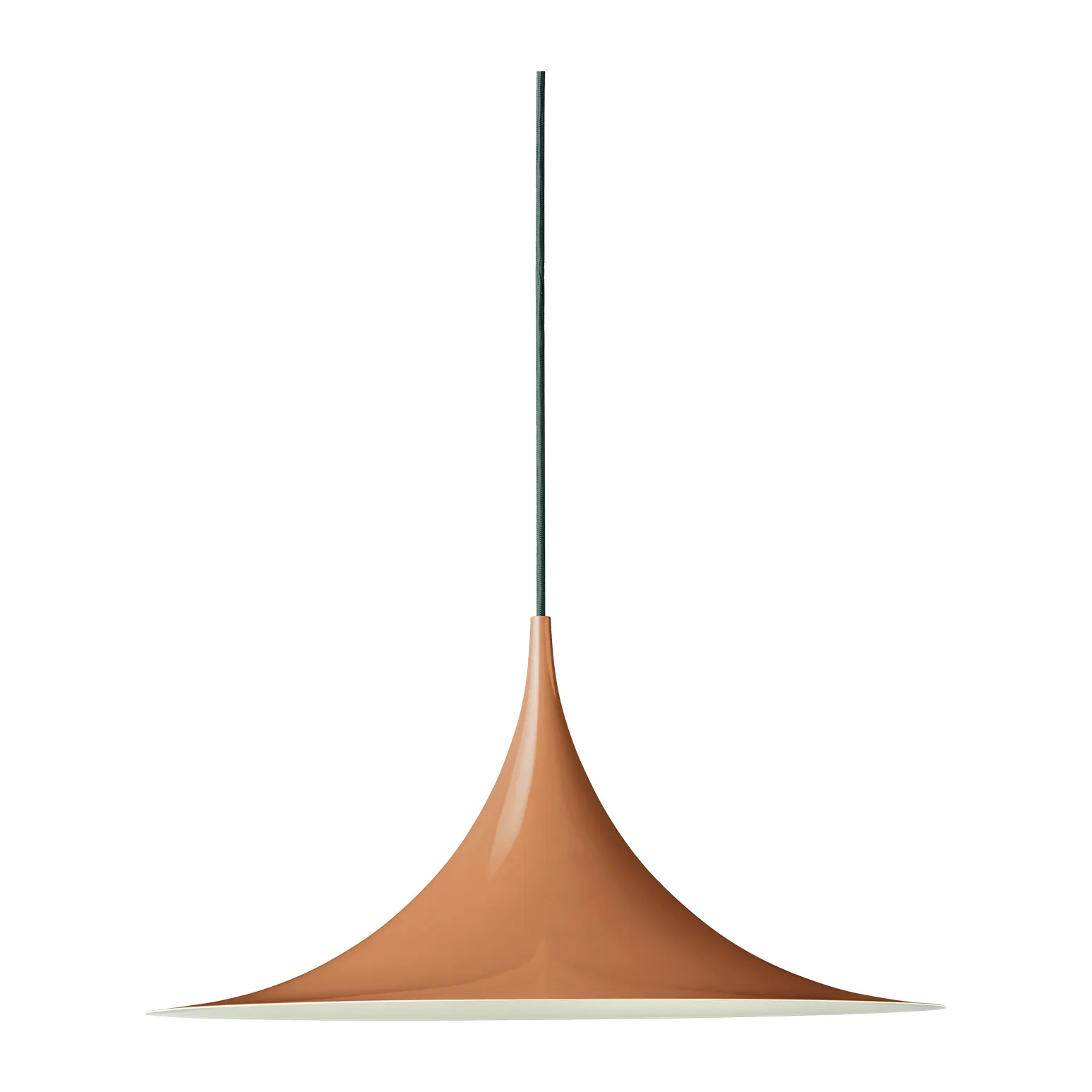 Semi pendant light Ø47 cm, Roasted pumpkin glossy GUBI