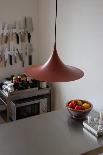 Semi pendant light Ø47 cm - Special Edition Auburn Red (red) semi matt - GUBI
