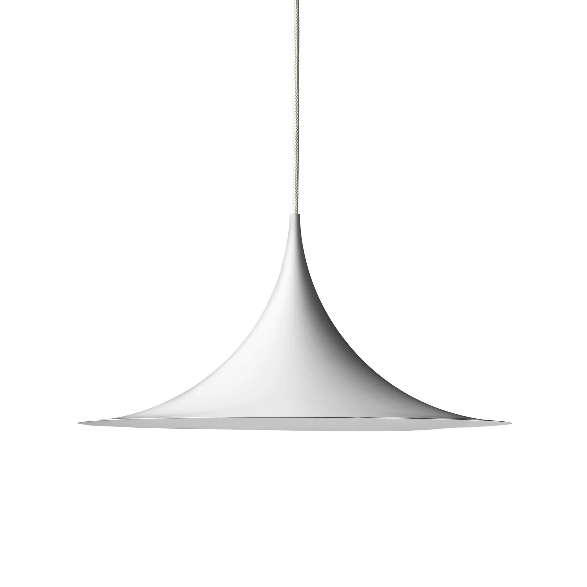 Semi pendant light Ø47 cm, White semi matt GUBI