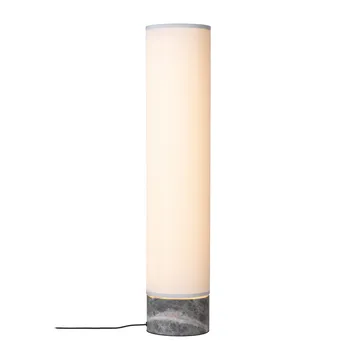 Unbound floor lamp 80 cm - White-grey marble - GUBI