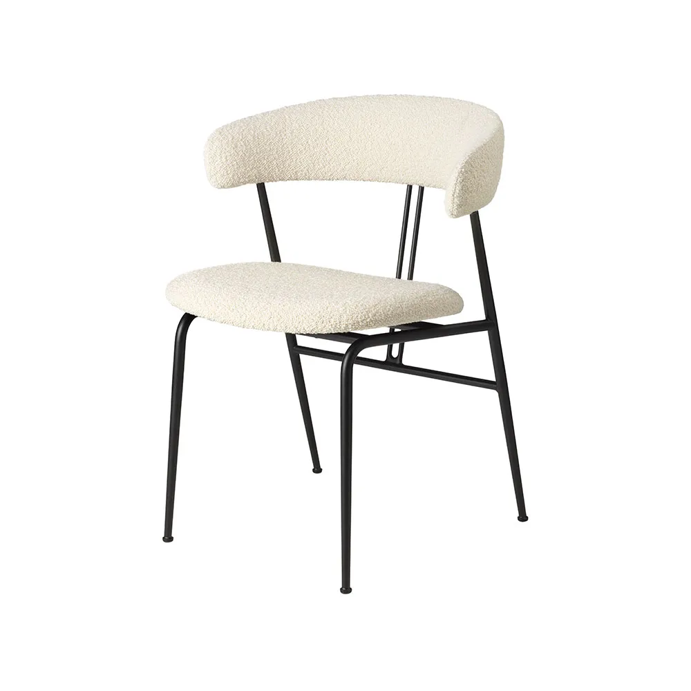 Violin dining chair, Karakorum 001 white-covered GUBI