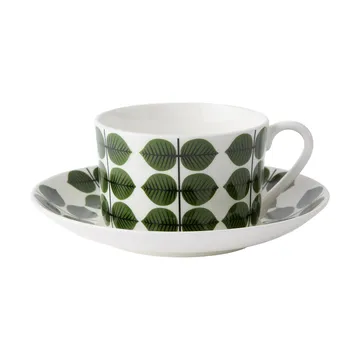 Berså teacup with saucer 35 cl - Green - Gustafsbergs Porslinsfabrik