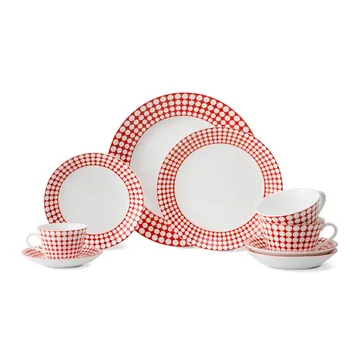 Eva tea set - tea cup + saucer - Gustafsbergs Porslinsfabrik
