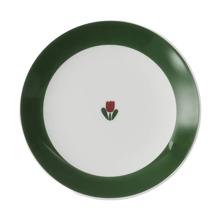 JULIANA plate - Red, without rim, Ø18 cm - Gustafsbergs Porslinsfabrik