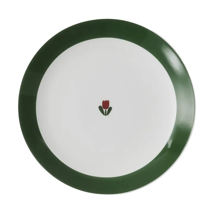 JULIANA plate - Red, without rim, Ø22 cm - Gustafsbergs Porslinsfabrik