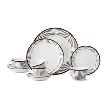 Ribb plate - Ø 28 cm - Gustafsbergs Porslinsfabrik