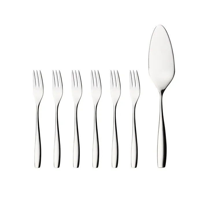Julie cake set 7 pieces - Stainless steel - Hardanger Bestikk