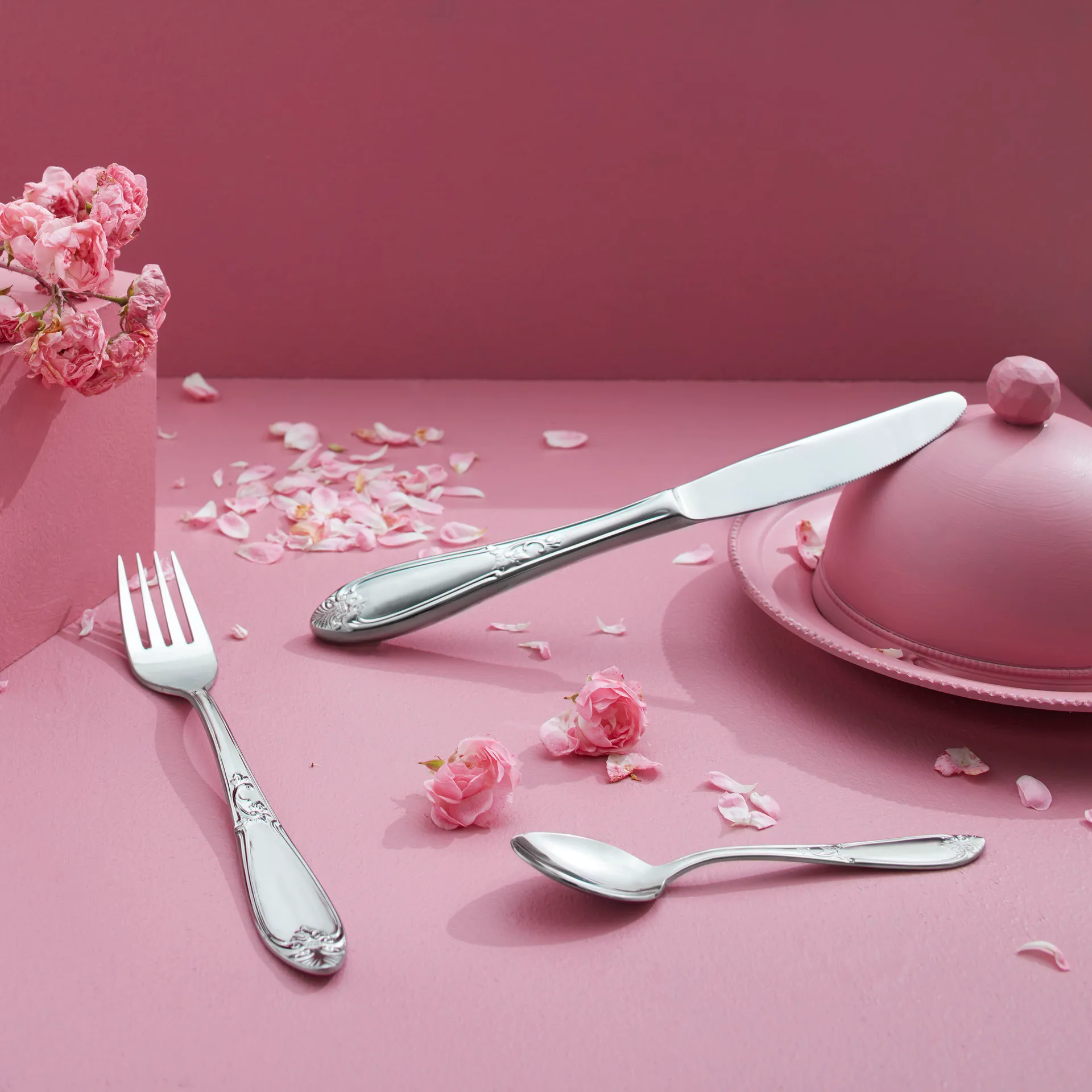 Nina cutlery 24 pieces, Stainless steel Hardanger Bestikk Nina cutlery 24 pieces, Stainless steel Hardanger Bestikk