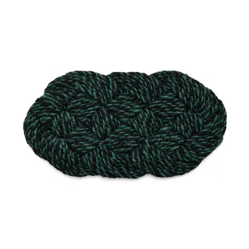 Coco doormat 40x80 cm - Swirl black - HAY