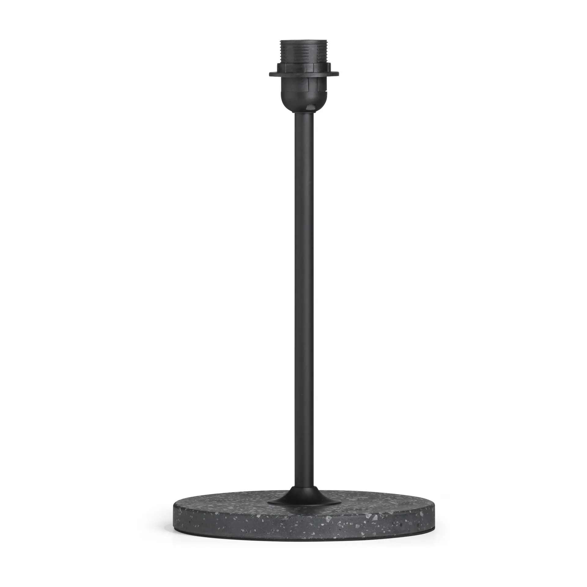 Common lamp base 39 cm, Soft black-black terrazzo HAY
