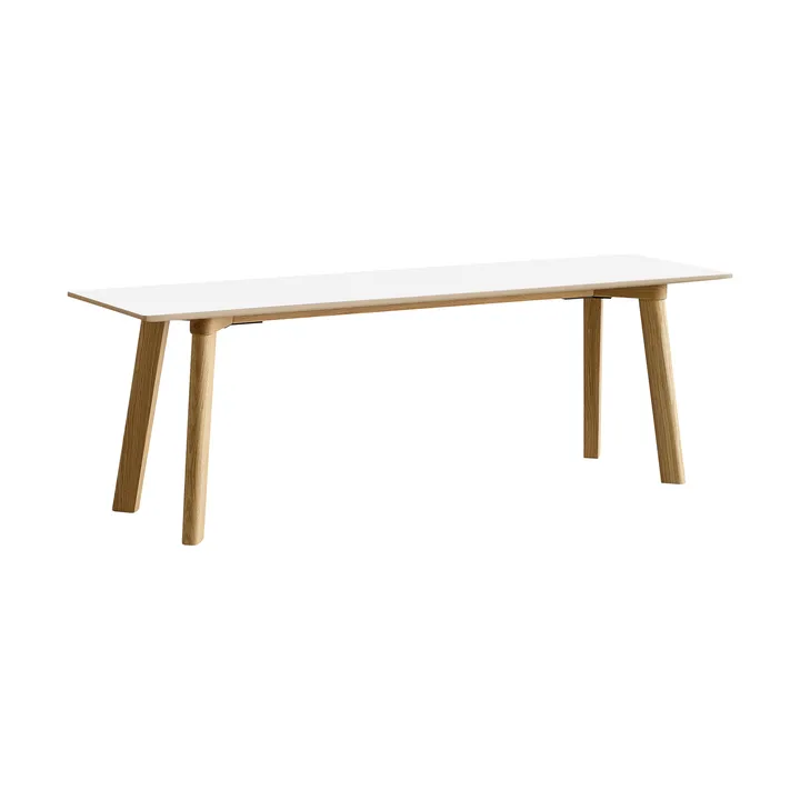 CPH215 Deux 2.0 bench 140 cm - Pearl white-lacquered oak - HAY