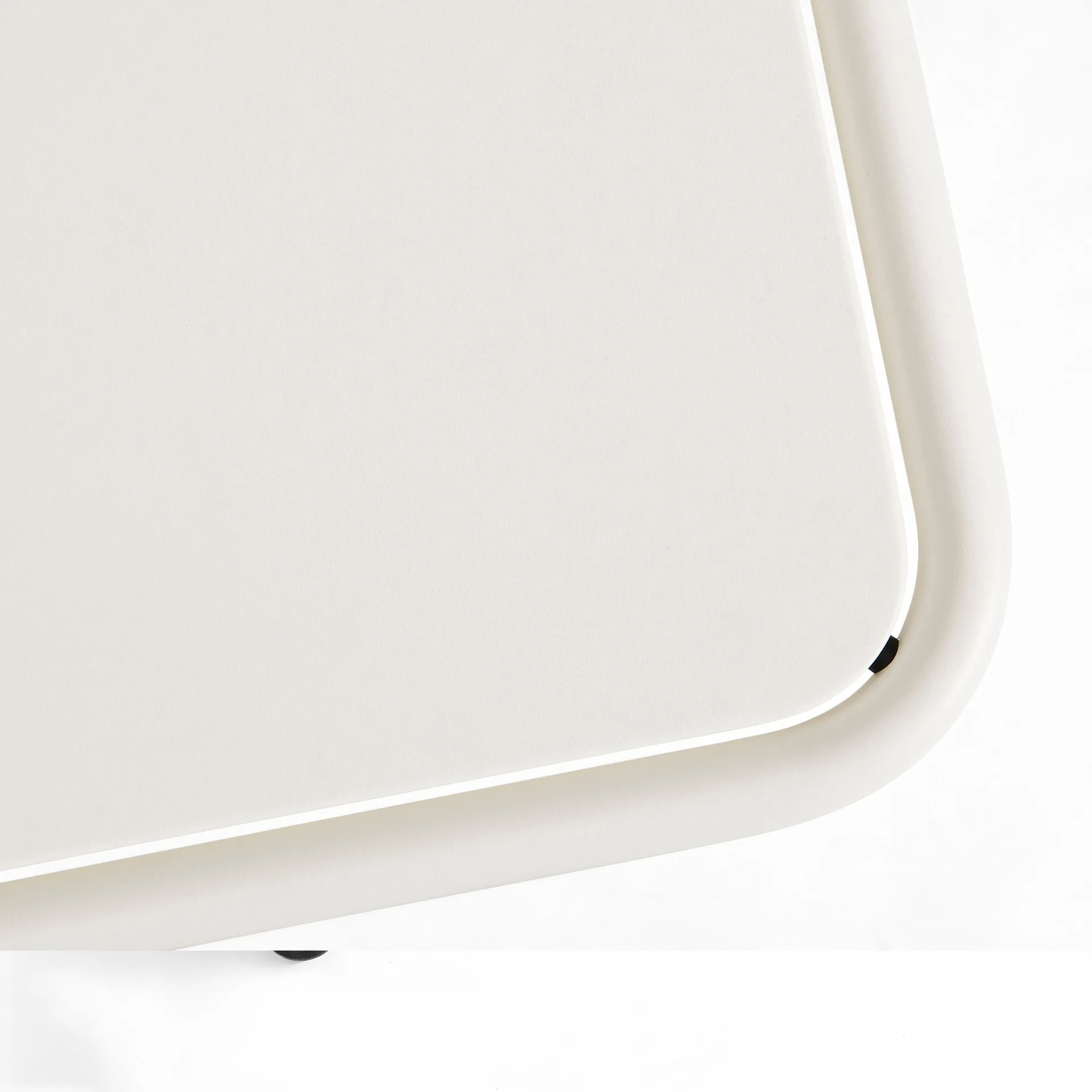 Deville table, Cream white, 60x70x74 cm HAY