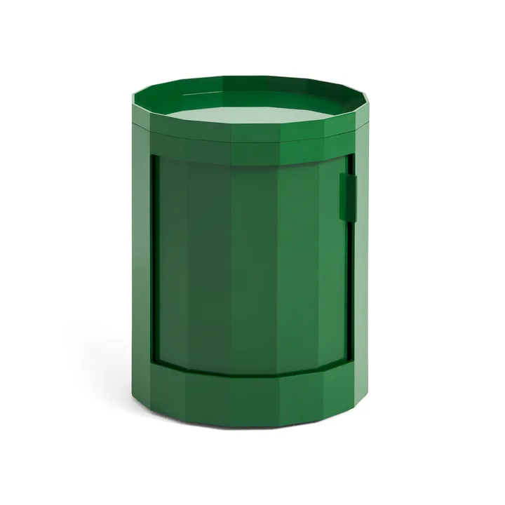 Facet Cabinet 100 side table - Spinach green - HAY