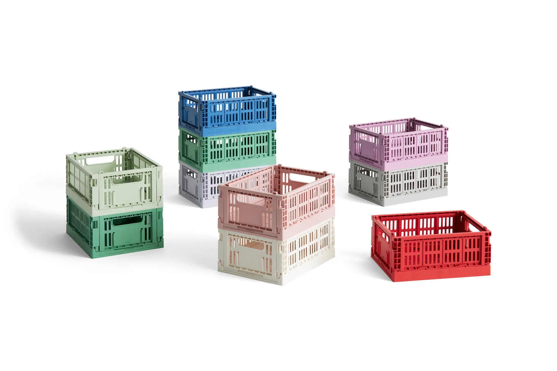 HAY Colour Crate Mini 2-pack 13x17 cm, Lavender HAY