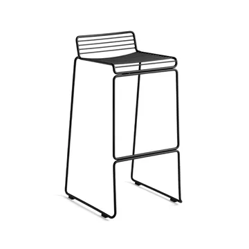 Hee High barstool 75 cm - Black - HAY