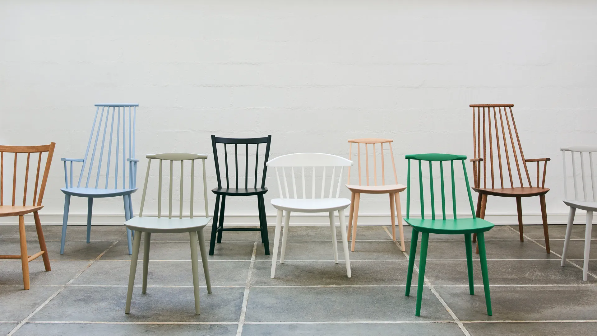 J77 chair, Dark oiled oak HAY