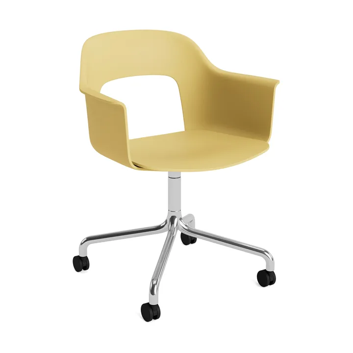 Layout Armchair 261 chair - Biscotti-polished aluminium - HAY