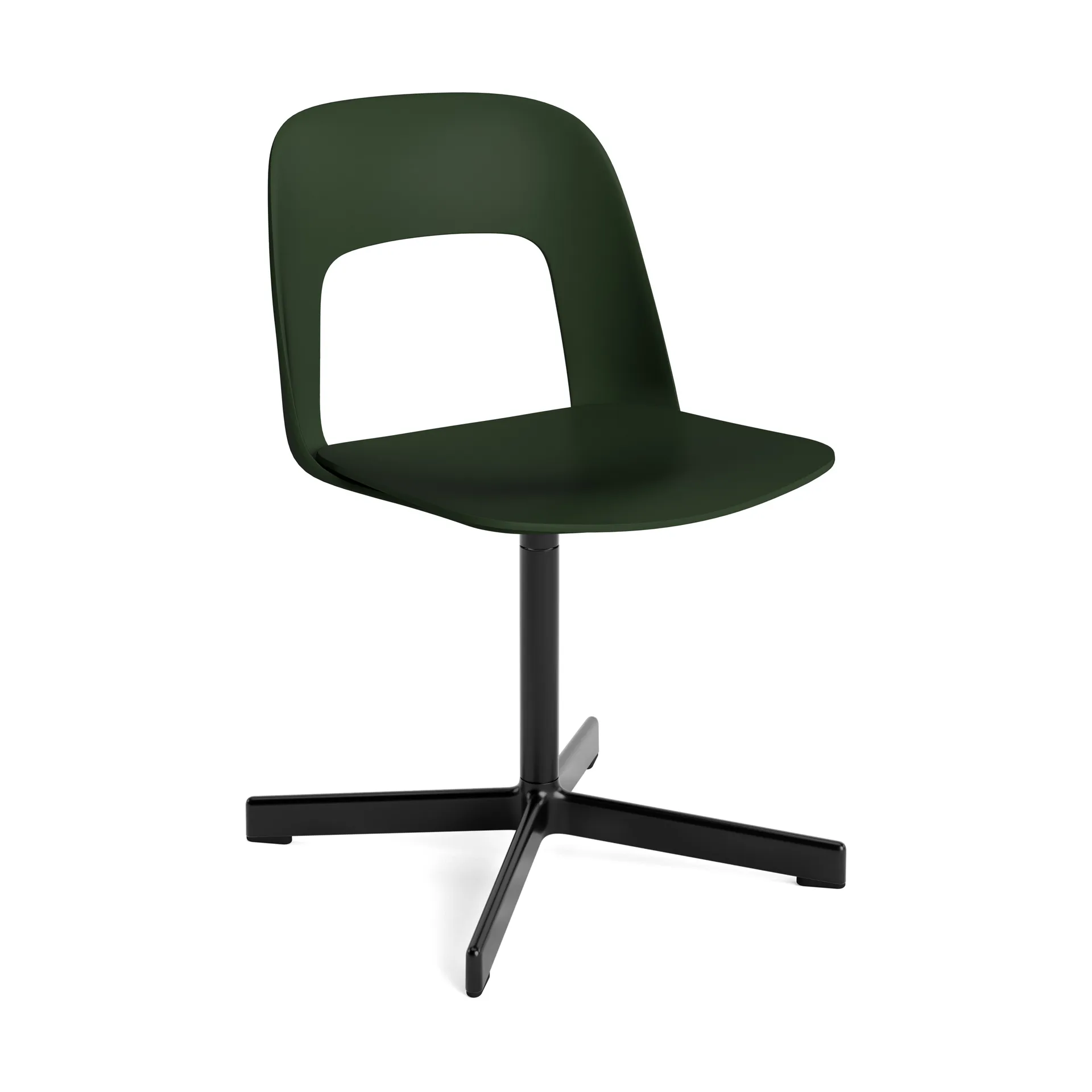 Layout Chair 131 chair, Bottle green-black HAY