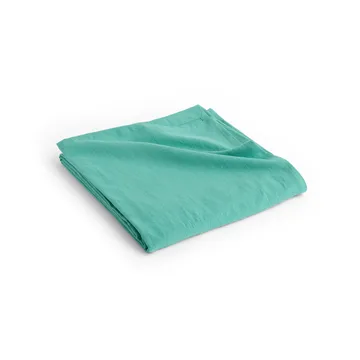 Linen throw 240x260 cm - Emerald green - HAY