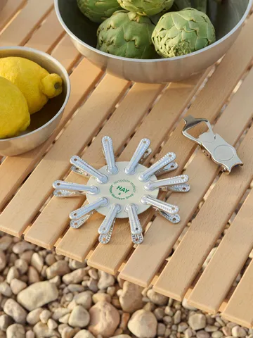 Outdoor Market bottle opener - Stainless steel - HAY