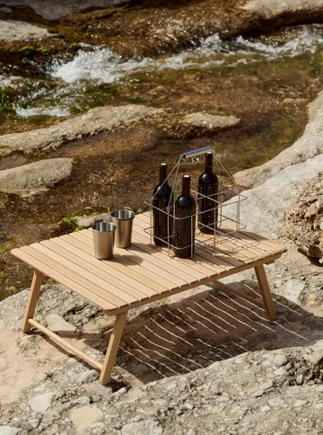 Outdoor Market bottle storage - Stainless steel, 6 bottles - HAY
