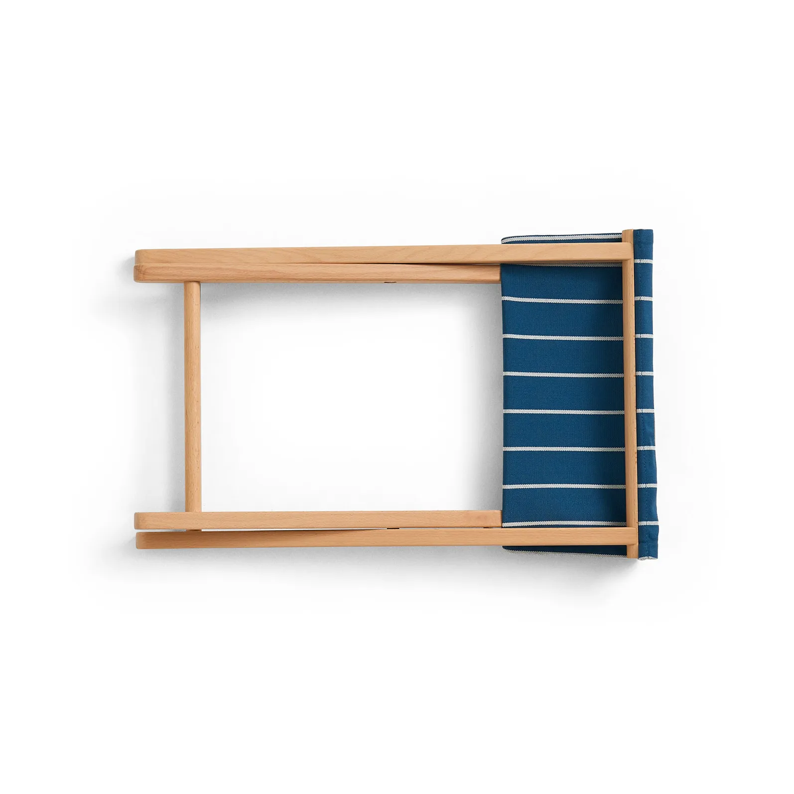 Outdoor Market folding stool, Blue-beige HAY