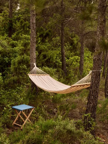 Outdoor Market hammock - Beige-red, 210x100 cm - HAY