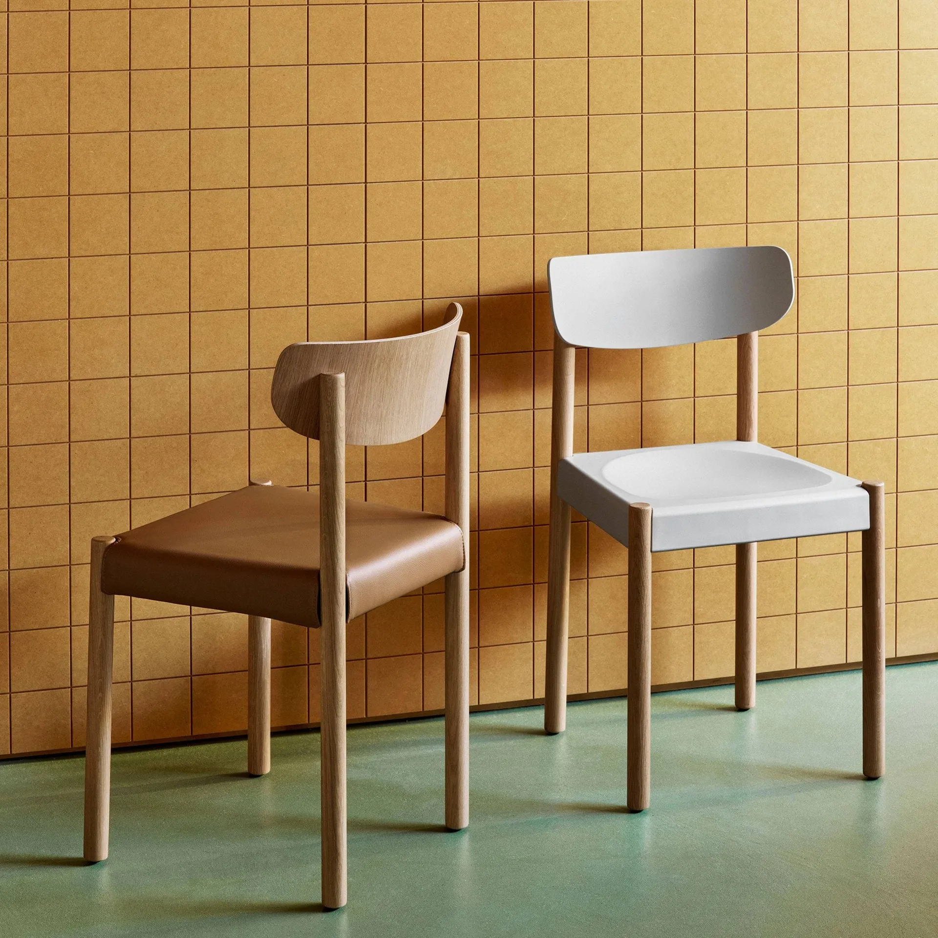 Pack Chair 11 chair, Oiled oak-ash blue-Remix 606 HAY