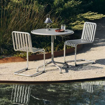 Palissade Cantilever chair - Sky grey - HAY