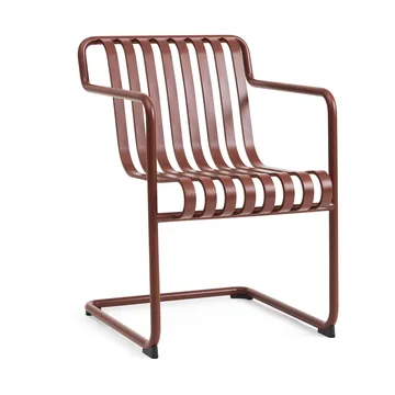 Palissade Cantilever Dining armchair - Iron red - HAY