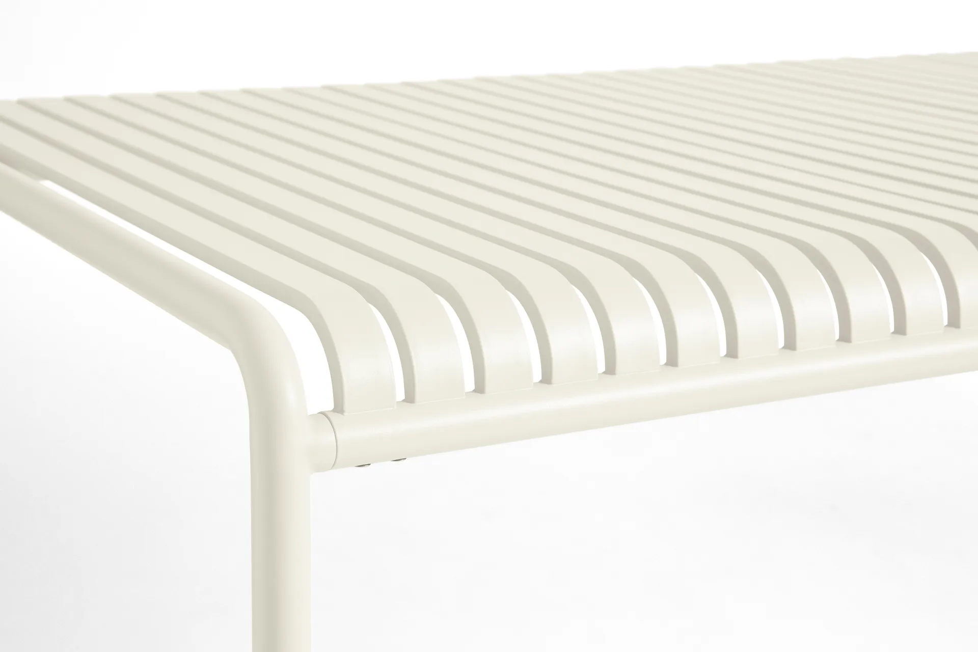 Palissade dining table 220x90 cm, Cream white HAY