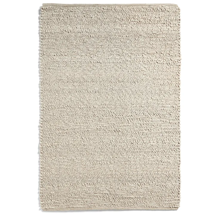 Peas Random wool rug 140x200 cm - Soft grey - HAY