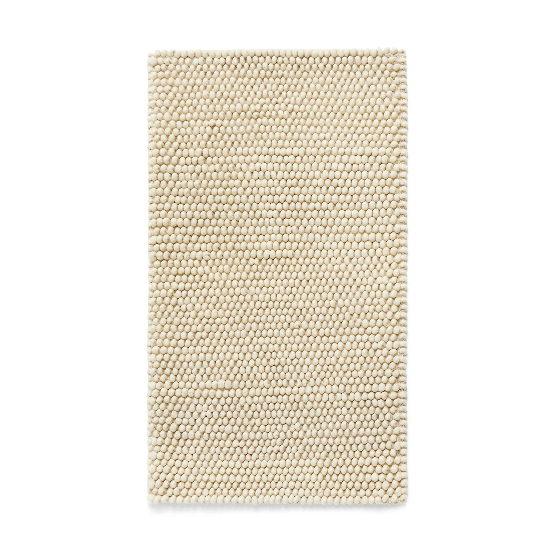 Peas wool rug 80x140 cm, Soft grey HAY