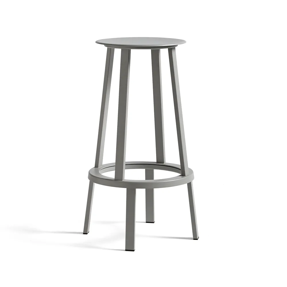 Revolver bar stool, Sky grey, high HAY