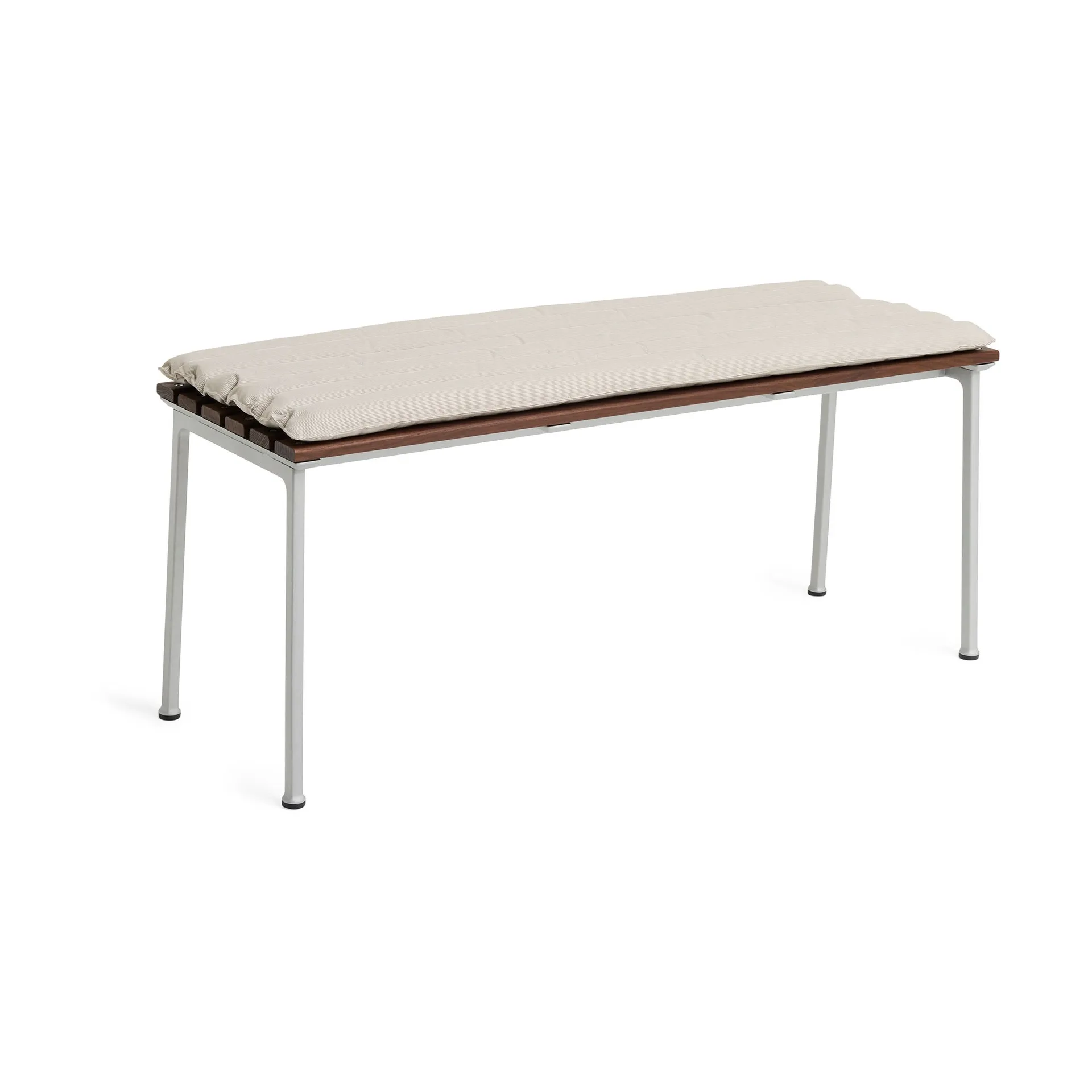 Traverse Quilted Bench 114/Dining Bench seat cushion, Beige sand HAY