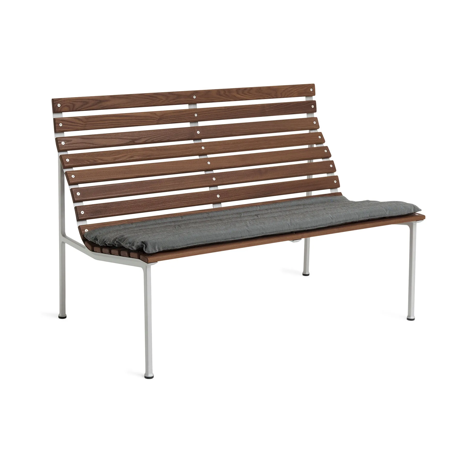 Traverse Quilted Lounge Bench cushion, Black pepper HAY