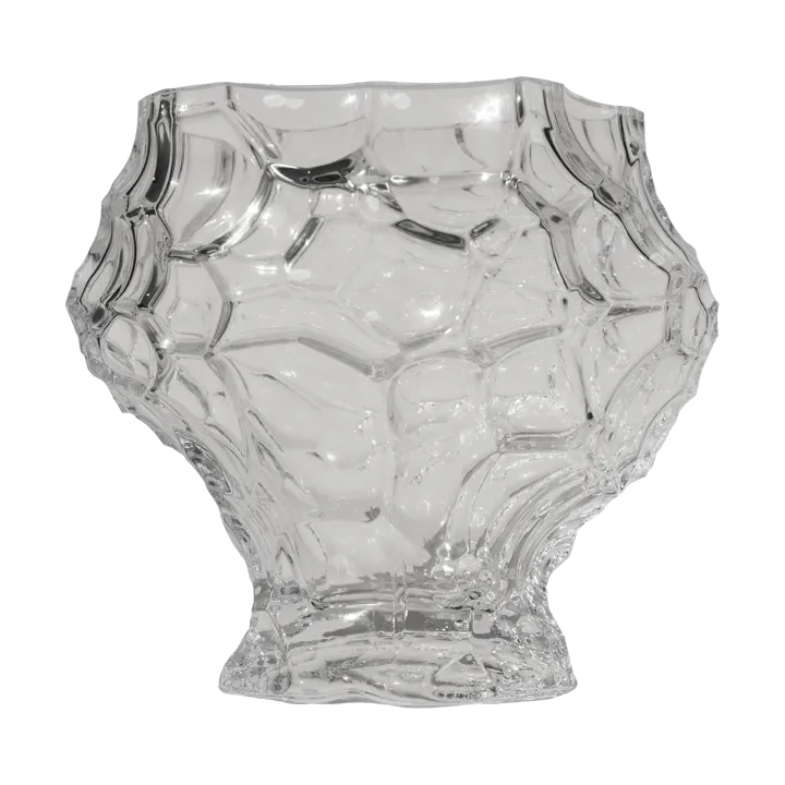 Canyon medium vase 18 cm - Clear - Hein Studio