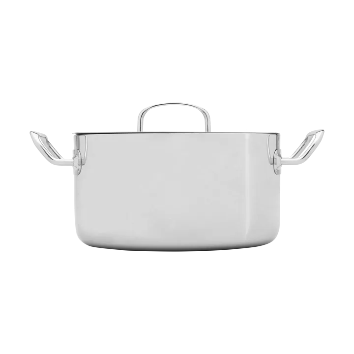Heirol Steely Classic Triply pot with lid 5.5 liters - Stainless steel - Heirol