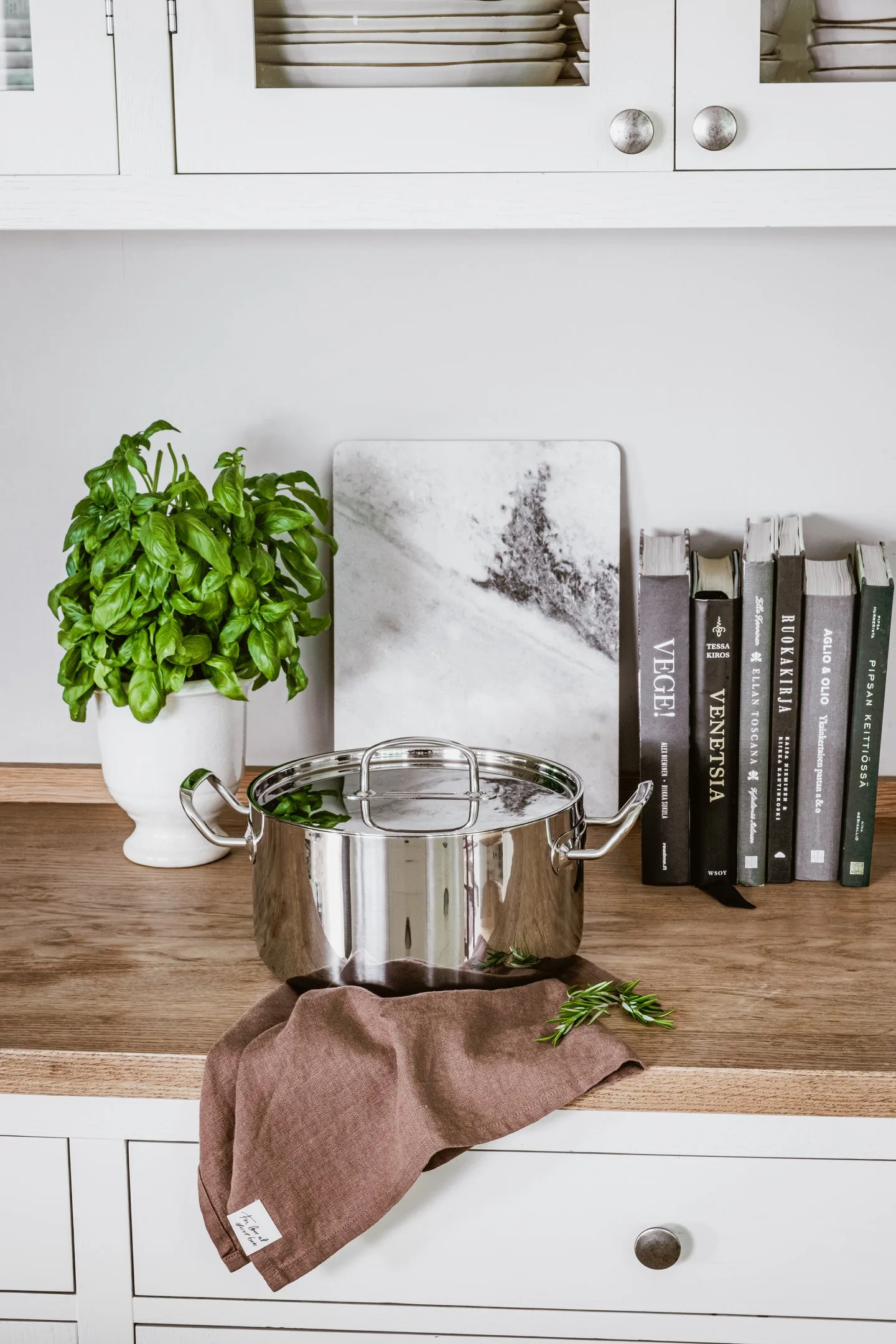Heirol Steely Classic Triply pot with lid 5.5 liters, Stainless steel Heirol
